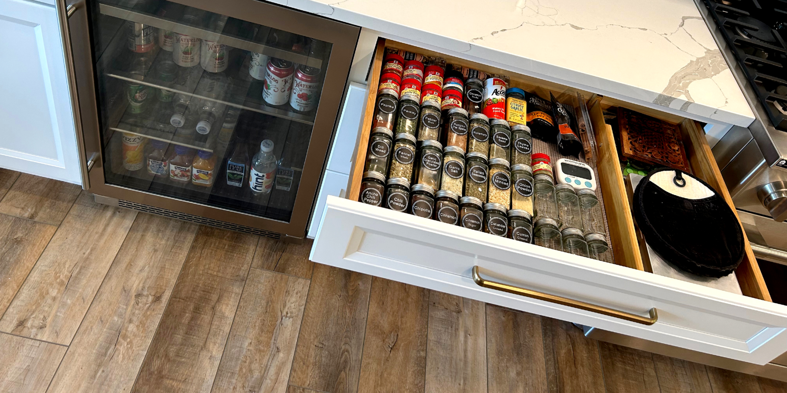 spice drawer kitchen remodel